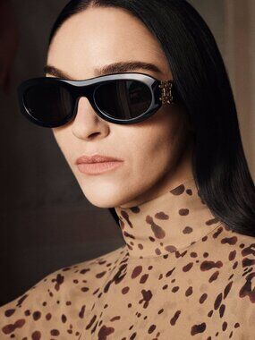 SALVATORE FERRAGAMO (Italy) Ladies Brown Croc-Embossed Pointed Mid Heel Pump